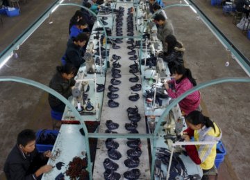 China Factory Output Up