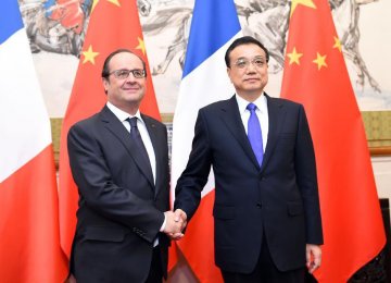 Hollande Welcomes China Nuclear Investment