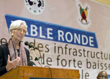 Lagarde Calls for Diversifying C. Africa Resources