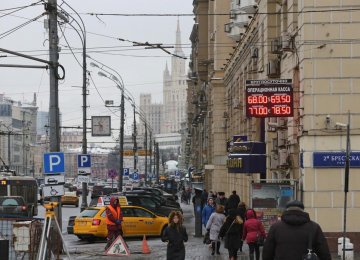 Russia Enters Its First Recession