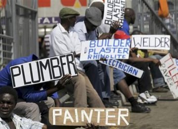S. Africa Jobless Rate Rises