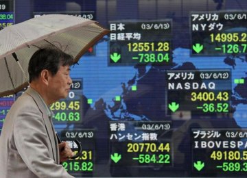 Asian Shares Plunge, Europe Steady