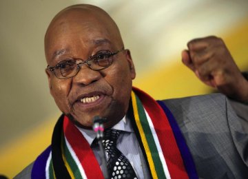 Zuma: S. Africa Must Face Mining Sector Challenges