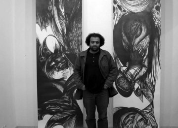 Iranian Artist at London Fair