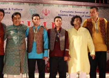 Music Band Takes Indian Stage