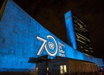 World to Turn Blue for UN 70th Anniv.