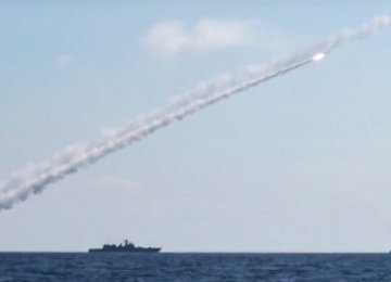 Russia Fires Missiles From Mediterranean at IS in Syria