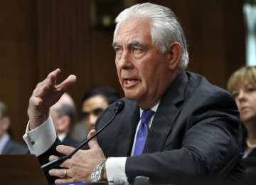 Tillerson to Testify as New Russia Sanctions Vote Nears