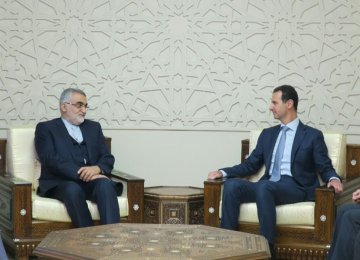 Senior Lawmaker Meets Assad
