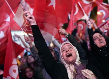 Greetings to Turkey on Affirmative Referendum