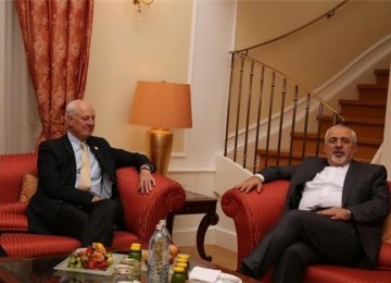 UN Syria Envoy in Tehran 