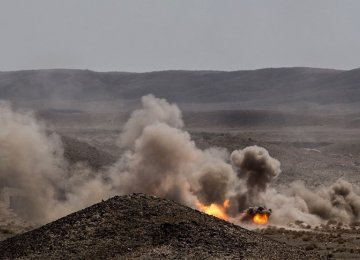 IRGC Staging Drills in  Central Iran 