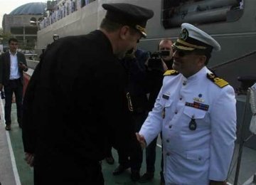 Naval Flotilla Visiting Russia 