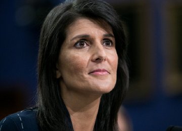 Haley’s  Anti-Iran Charges Denounced 
