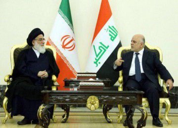 Expediency Council Chief Meets Iraqi Premier