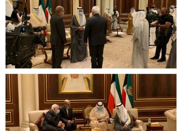 Zarif Meets New Kuwaiti Emir