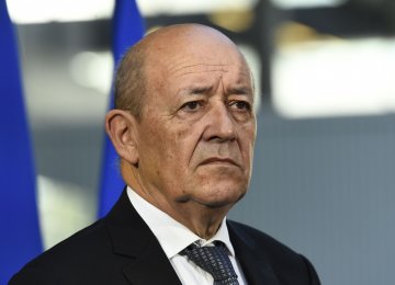 French FM Due in Tehran  Next Month