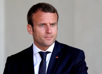 Macron Urges Dialogue With Tehran 