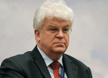 Russia's Permanent Representative to the EU Vladimir Chizhov