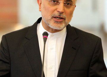 Salehi in Vienna for IAEA Confab