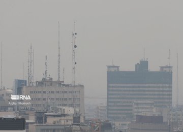 Tehran on Red Smog Alert 