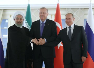 Iran, Russia, Turkey Agree Steps to Ease Tensions in Syria's Idlib