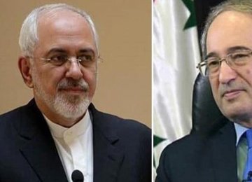 Iranian, Syrian Diplomats Discuss Ties 