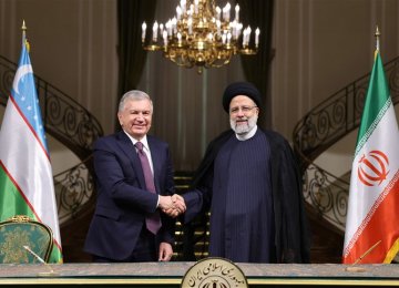 President Hopes for Expansion of Tehran-Tashkent Ties 