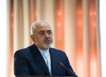Zarif Grateful for Int’l Messages on High-Rise Collapse Foreign Minister Mohammad Javad Zarif thanked the countries that sympathized with the 