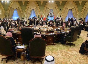 Heads of states of the (Persian) Gulf Cooperation Council in a meeting. (File Photo)