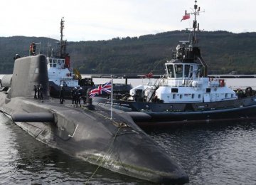 UK Navy Expels 9 Nuclear Sub Crew Members for Drug Use