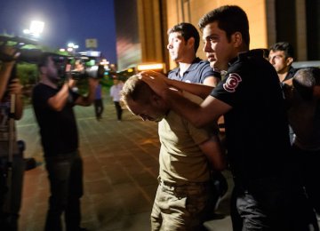 Turkey Orders Detention of 216 People in Post-Coup ProbeIn the aftermath of the coup, more than 50,000 people have been jailed.