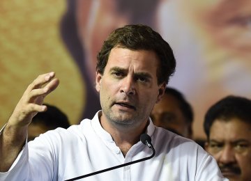 India’s Congress Party Names Rahul Gandhi President