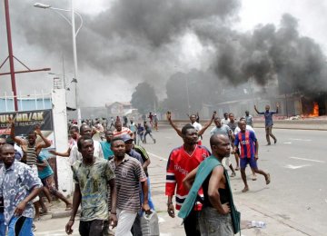 UN Congo mission spokeswoman Florence Marchal said at least 82 people have been arrested across the country in connection with Sunday’s protests.