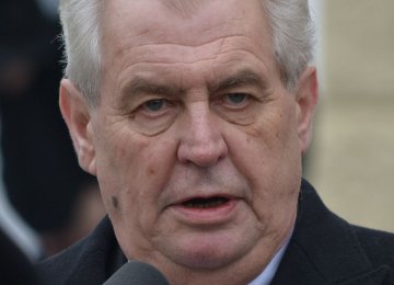 Czech President Leads Voting, Faces Runoff