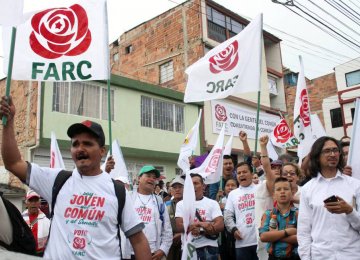 Colombians Vote in Elections  Seen as Test for Peace Deal