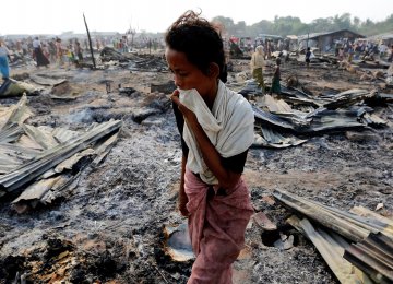 Hundreds of thousands of Rohingya are reported to have fled to neighboring Bangladesh in recent weeks, after evidence of the torching of entire villages, massacres and systematic rapes.