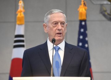 Mattis: Diplomacy Should Impose Reason on N. Korea