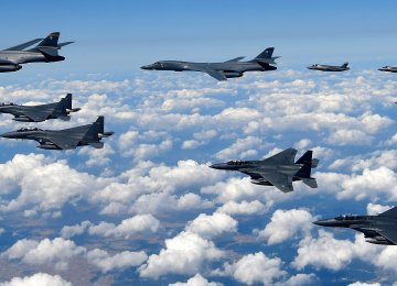 Fears of a clash were sharpened after US bombers flew off the coast of North Korea on Saturday —going further north of the demilitarized zone than any US aircraft has flown this century.