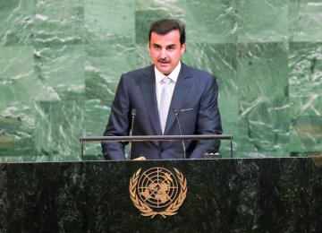 Qatar Emir Condemns Saudi-Led Blockade