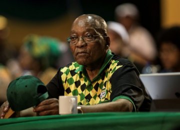 South Africa’s ANC Divided on Zuma’s Fate
