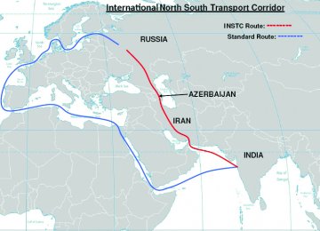 Iran and Azerbaijan are working to connect their rail networks to activate the International North-South Transport Corridor. 