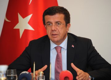 Turkey's Minister of Economic Affairs Nihat Zeybekci will lead a 100-member delegation comprised of representatives of Turkish industry owners, economic players and merchants as well as officials from his ministry to Tehran on July 8.