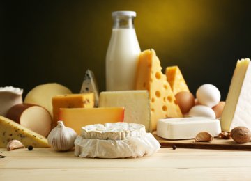 Dairy products comprised 30% of the exports with more than 321,000 tons worth $620 million.