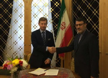 The health deal was signed in Iran’s Embassy in London on Oct. 23. 