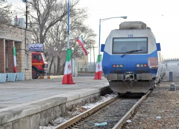 Railroad officials intend to transport 35 million passengers via the Tehran-Mashahd line annually after the electrification project is completed.