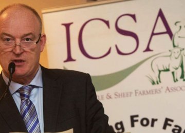 Patrick Kent, president of the Irish Cattle and Sheep Farmers Association