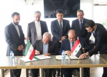 The economic agreement was signed in Damascus on Thursday.