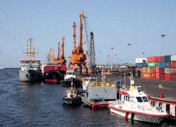 Growth in Anzali Port Throughput