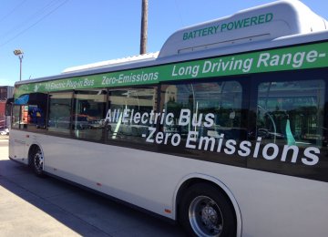 Electric Buses Reduce Fuel Consumption, Air Pollution